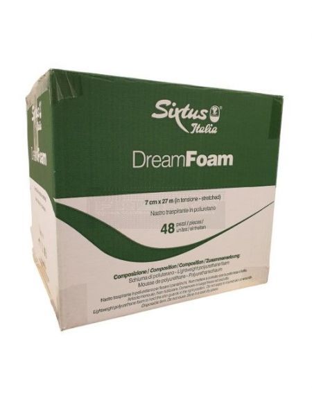 Underwrap Dream Mousse Sixtus 7 cm x 27,5 meter wit - doos à 48 rollen